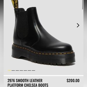 Dr. Martens Quad Platform Chelsea Boots 2976 w8